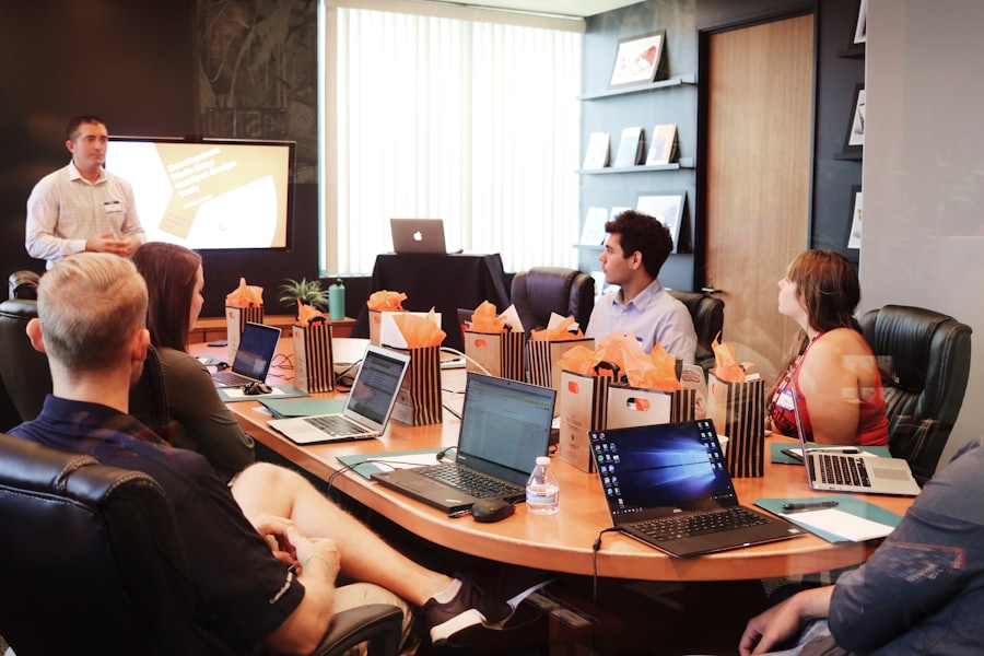 The Firm Staffing team collaborating around a table